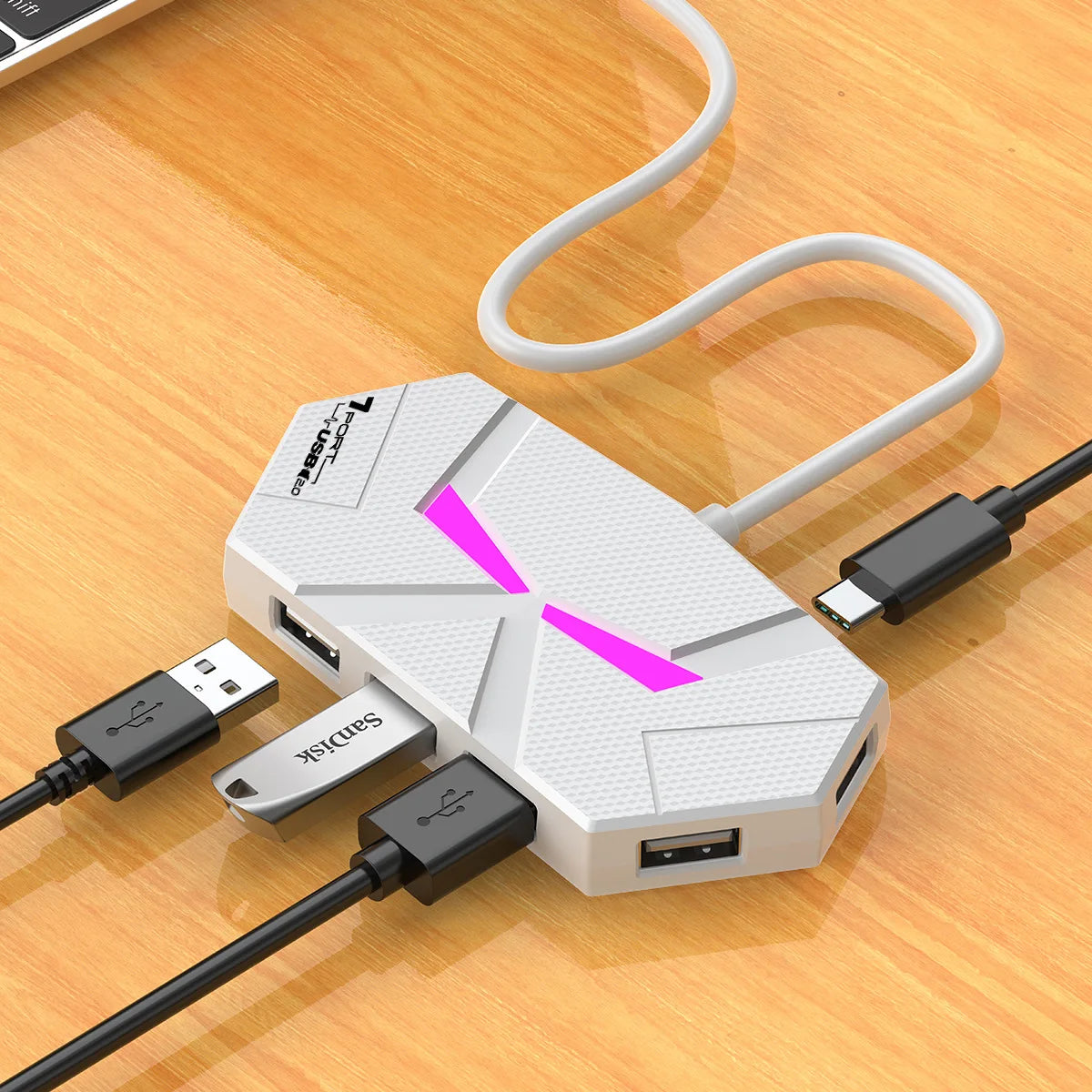 7 and 4 Port USB Hub